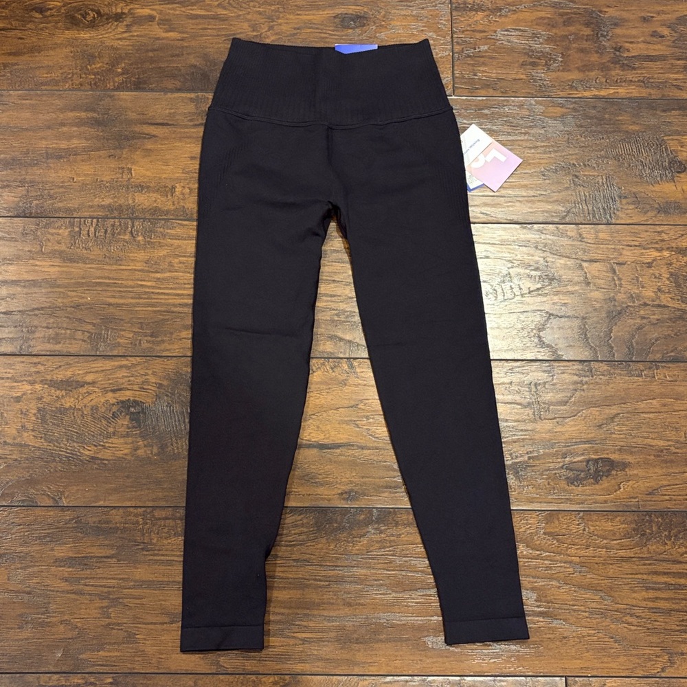 JoyLab Women's Sleek Black High Rise 7/8 Leggings NWT